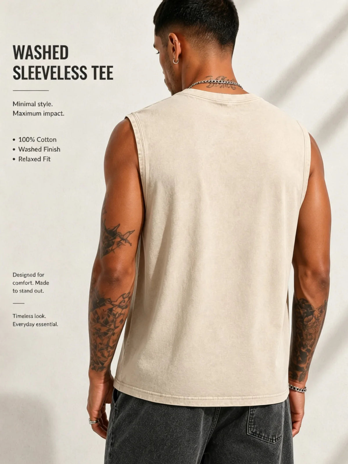 Vintage Men's Tank Top - AllSaints Print Design - Casual Fall/Winter Layering Tee - Perfect Gift For Halloween/Christmas