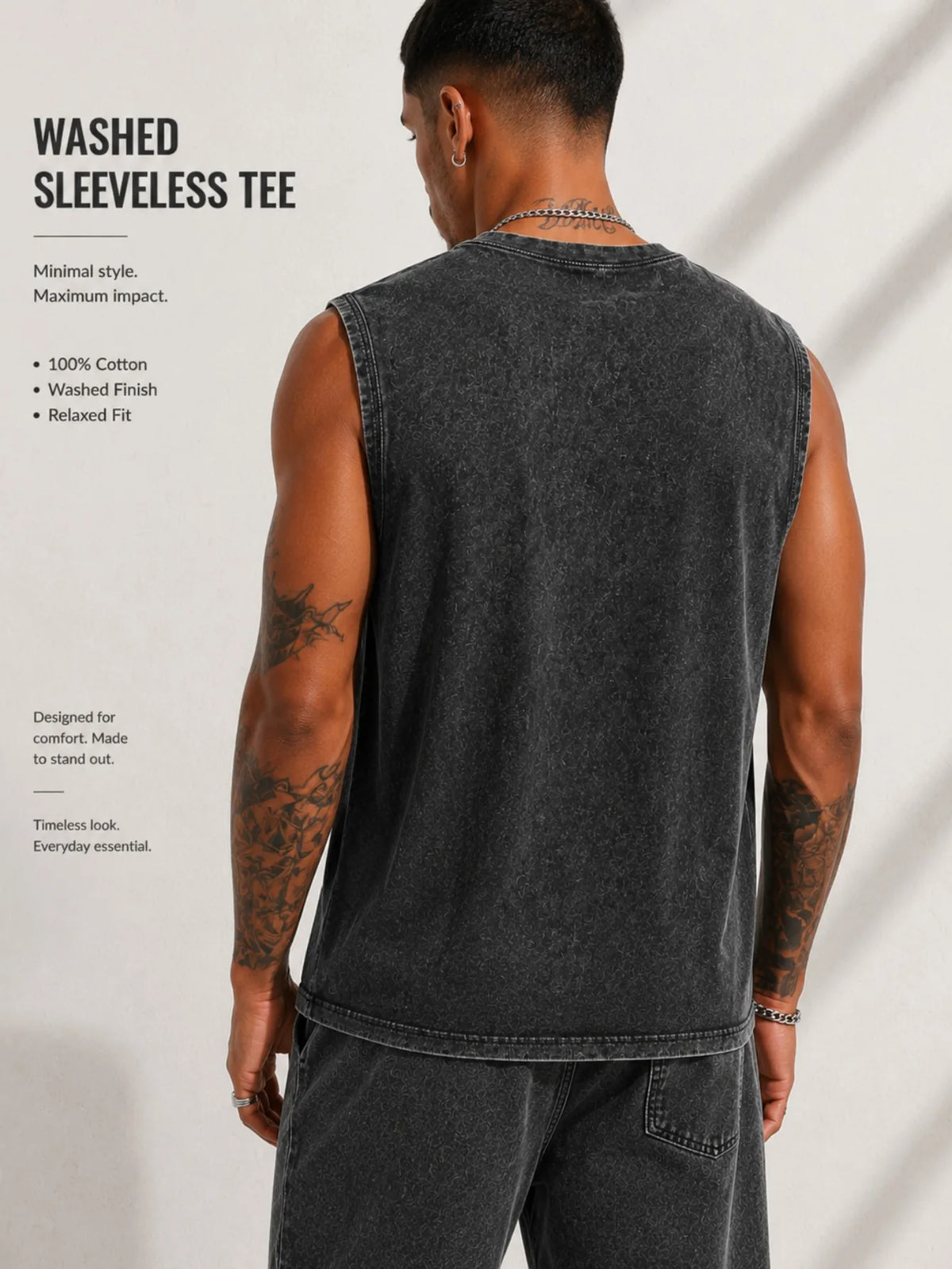 Vintage Men's Tank Top - AllSaints Print Design - Casual Fall/Winter Layering Tee - Perfect Gift For Halloween/Christmas