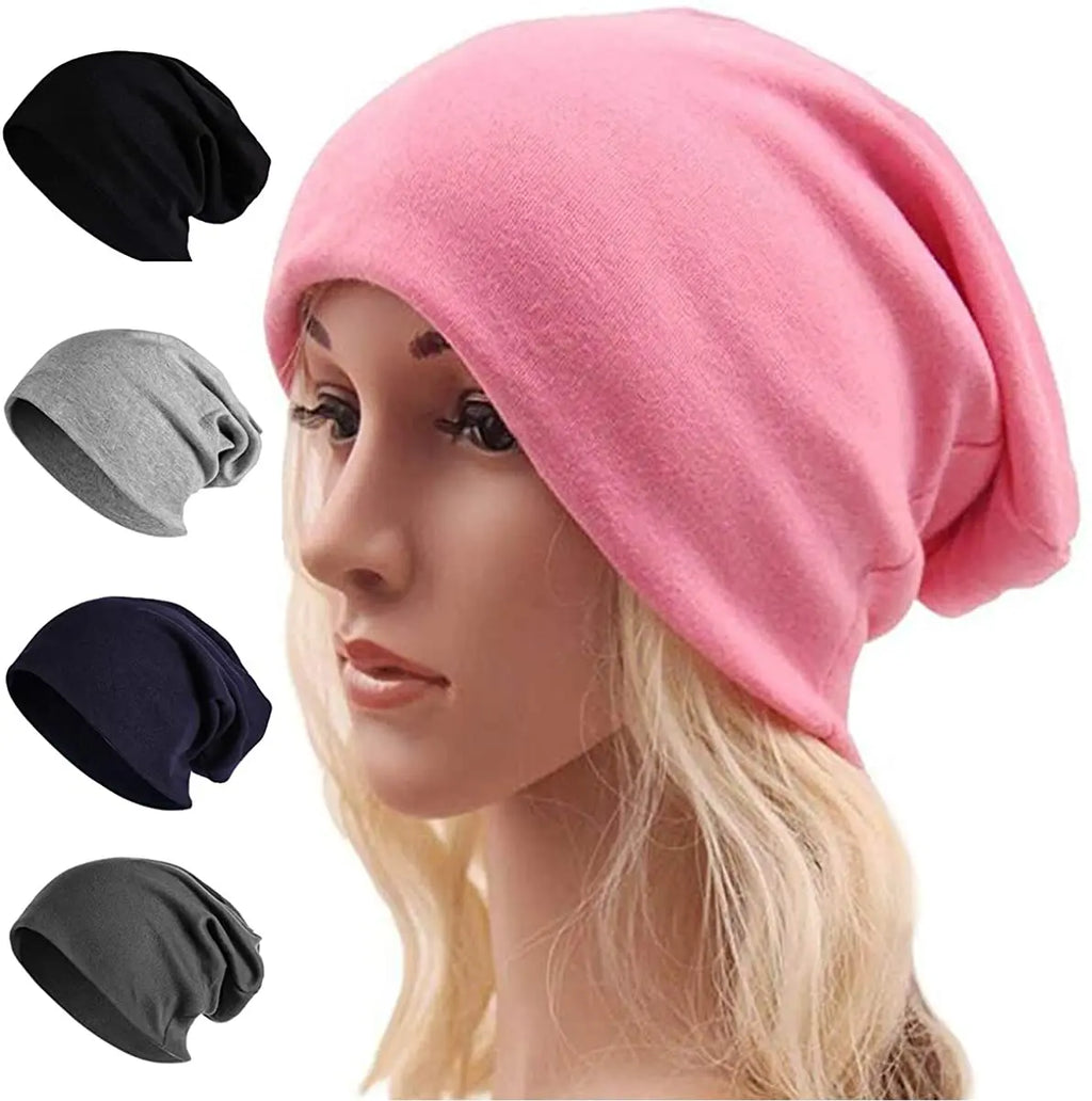 Cotton Knitted Slouchy Hat Sun Hat Warm Windproof Beanie Hip-Hop Hats Ski Baggy Beanies Skullies Unisex Men Women Hedging Cap