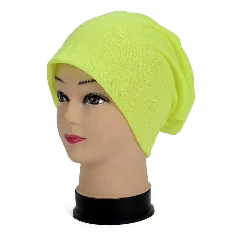 Cotton Knitted Slouchy Hat Sun Hat Warm Windproof Beanie Hip-Hop Hats Ski Baggy Beanies Skullies Unisex Men Women Hedging Cap
