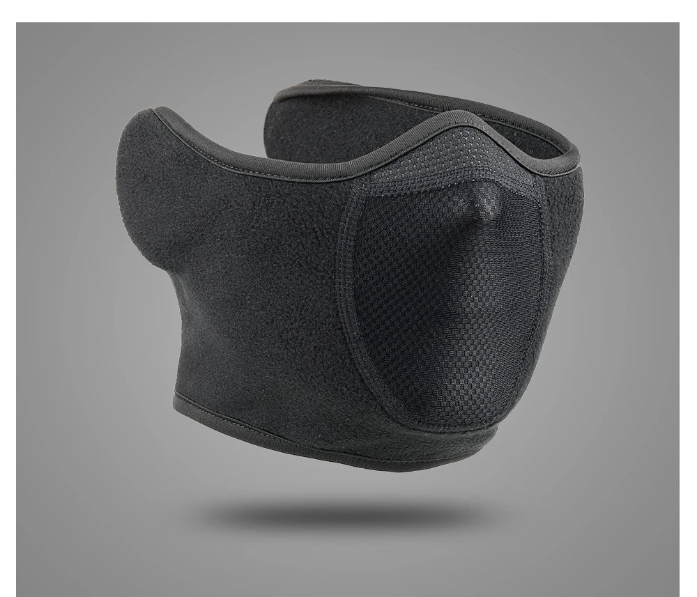 Cold Weather Neck Warmer Ear Cover Fleece Thermal Scarf Mask Face Bandana Skiing Cycling Sport Snowboard Hiking Men Women Winter