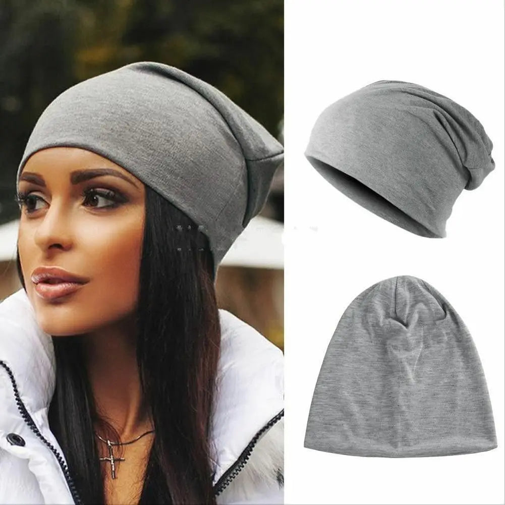 Cotton Knitted Slouchy Hat Sun Hat Warm Windproof Beanie Hip-Hop Hats Ski Baggy Beanies Skullies Unisex Men Women Hedging Cap
