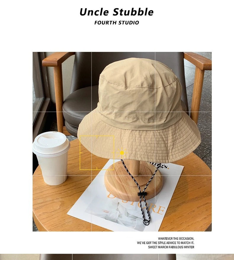 Waterproof Fisherman Hat Women Summer Sun Anti-UV Protection Camping Hiking Mountaineering Caps Men's Panama Bucket Outdoor Hat