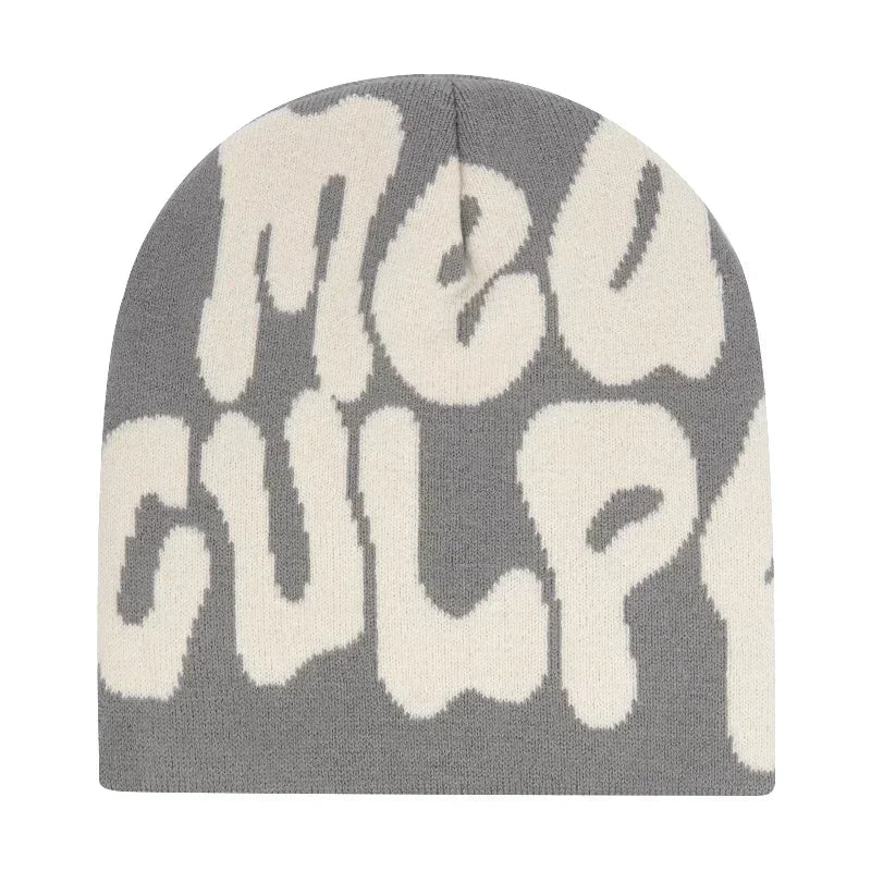 Fashion Letter Beanie Cargo Y2K Cap for Men Women Kanye Beanies Canada Winter Knitted Gorras Hombre Top Keep Warm Hat Outdoor