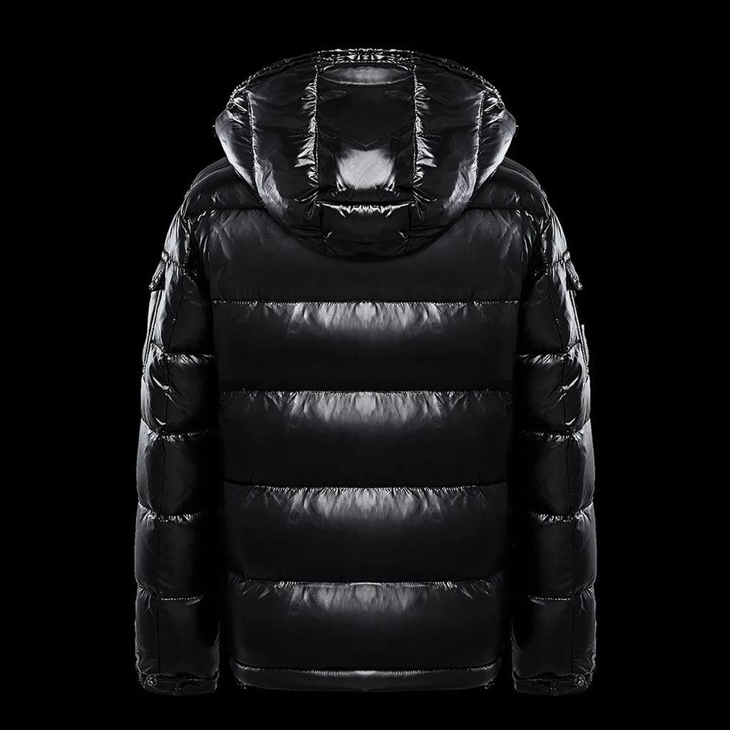 Men's Down Jacket Casual Black Glossy Couple Unisex Hooded Puffer Outwears Mens Lightweight Warm Thickened Bread Padded Coat