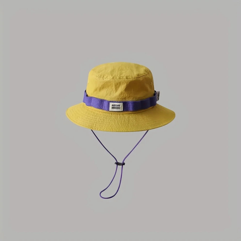 Summer Bucket Hats Sun Protection Wide Brim Travel Cap Outdoor Women Men Vintage Anti-UV Sunshade Fishing Hiking Camping Hat