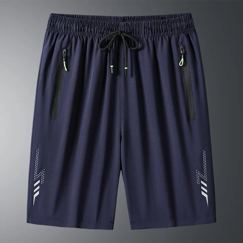 3XL Quick Dry Jogging Fitness Shorts Men Summer Sports Bottoms Thin Breathable Beach Short Pants Male Running Shorts Lightweight