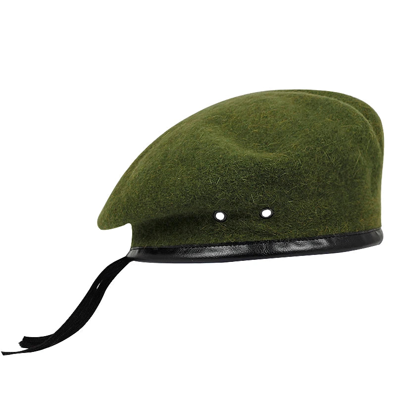 Unisex Solid Color Beret Men Women Painters Hats Autumn Winter Warm Berets Flat Caps
