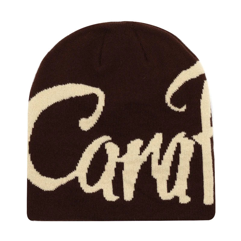 Fashion Letter Beanie Cargo Y2K Cap for Men Women Kanye Beanies Canada Winter Knitted Gorras Hombre Top Keep Warm Hat Outdoor