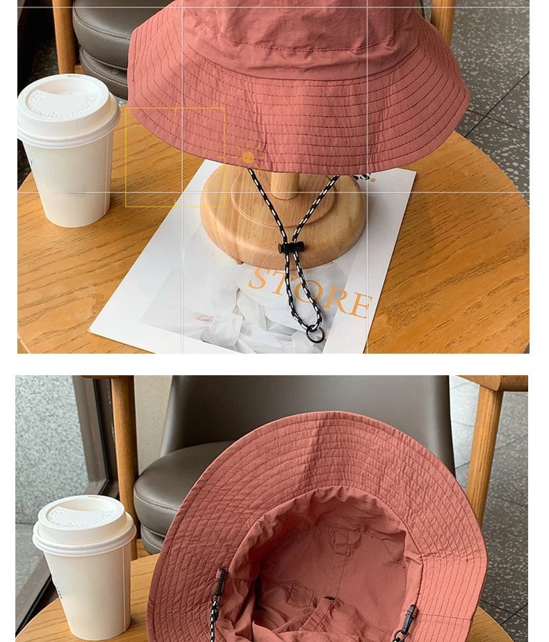 Waterproof Fisherman Hat Women Summer Sun Anti-UV Protection Camping Hiking Mountaineering Caps Men's Panama Bucket Outdoor Hat