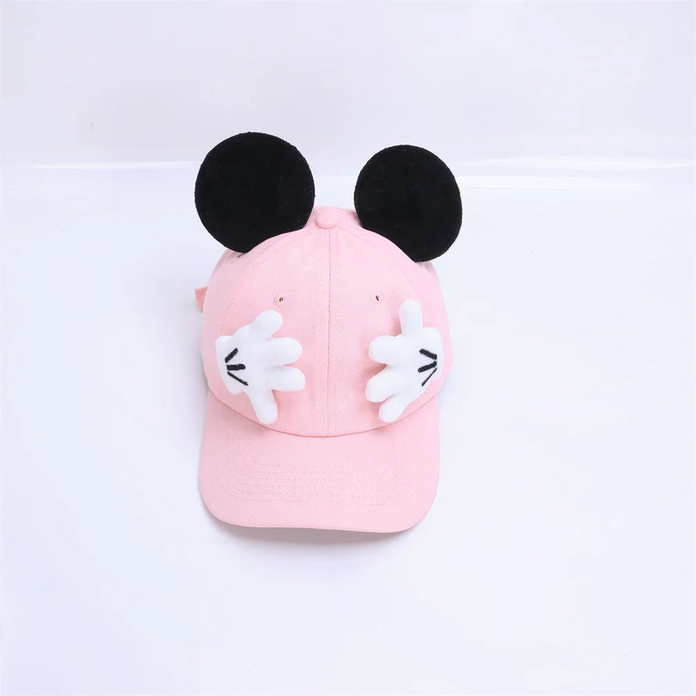 Cute Palm-ear Baseball Cap Unisex Trendy Cartoon-shaped Peaked Caps Sun Protection and Sunshade Baseball Cap for Outdoor Travel