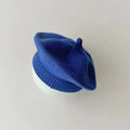 Fashion Cute Baby Knitted Beret Hat Solid Color Children's Warm Hats Autumn Winter Cap For Kids Outdoor Bonnet Accessories Gift