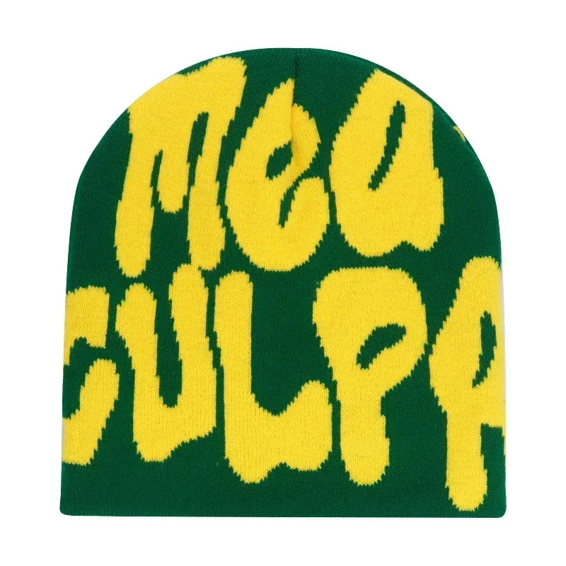 Fashion Letter Beanie Cargo Y2K Cap for Men Women Kanye Beanies Canada Winter Knitted Gorras Hombre Top Keep Warm Hat Outdoor