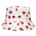 Unisex Hats Sun Shading Outdoor Sports Fishing Sun Hats Fashion Personalized Verstaile Mushroom Print Double-sided Bucket Hats
