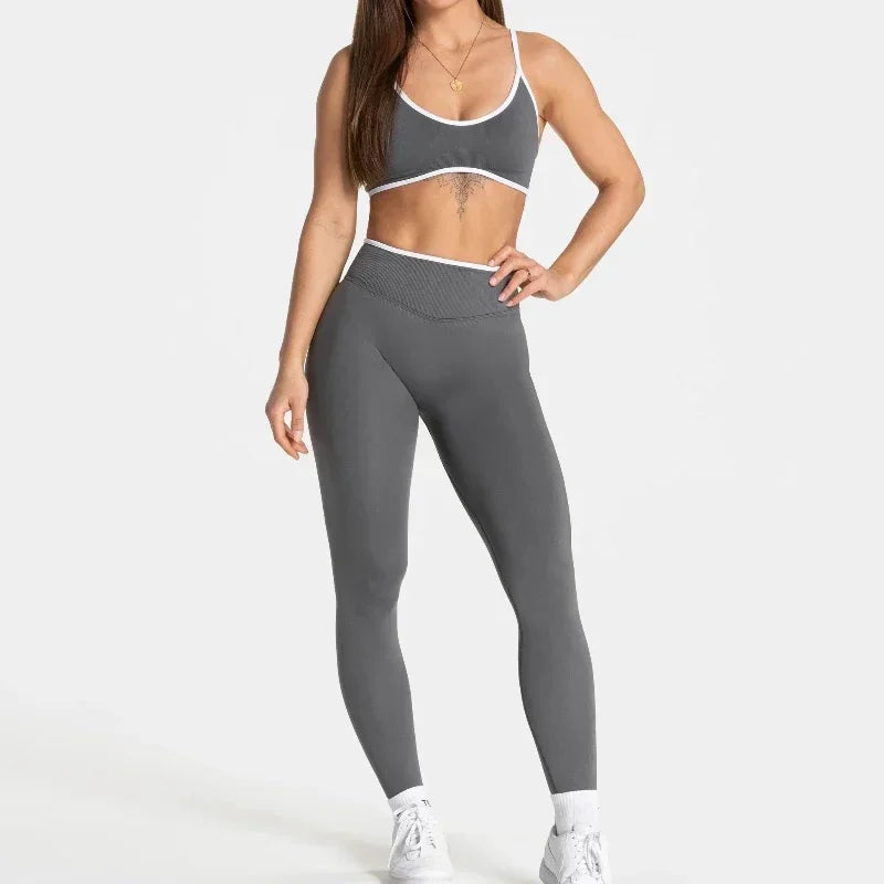 Women Solid Color Gym Sports Bra Summer Yoga Fitness Top Sexy Backless Knit Bra with Chest Cushion Suspender Breathable Bra