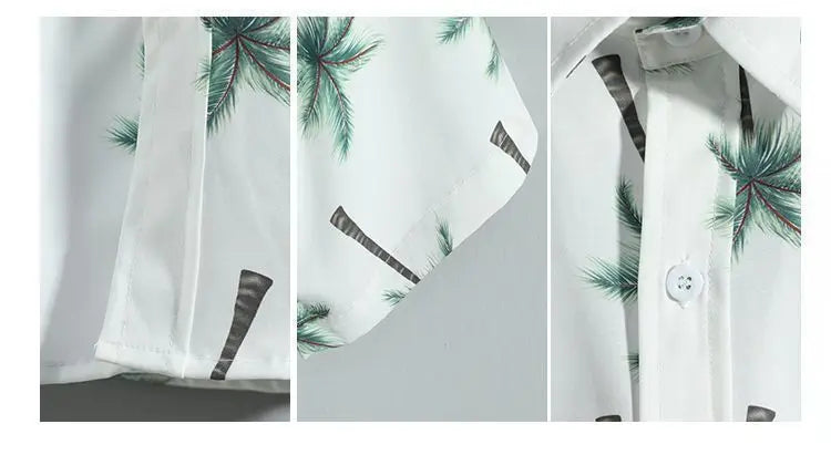 Beach Clothes For Men 2 Piece Set Quick Dry Hawaiian Shirt and Shorts Set Men Fashion Clothing Printing Casual Outfits Summer