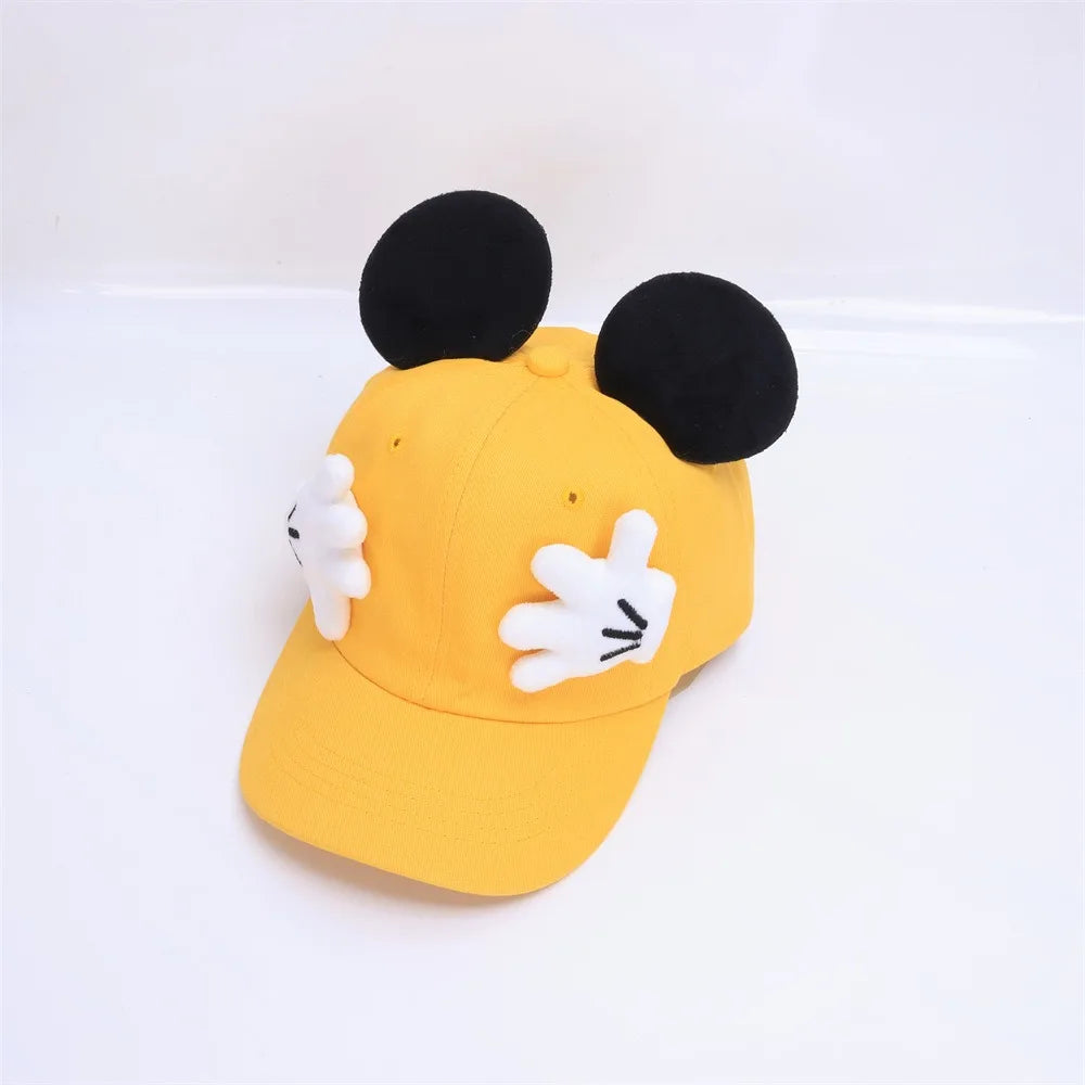 Cute Palm-ear Baseball Cap Unisex Trendy Cartoon-shaped Peaked Caps Sun Protection and Sunshade Baseball Cap for Outdoor Travel