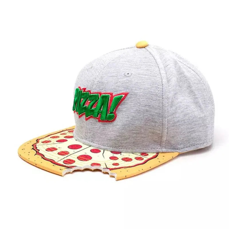 PANGKB Brand PIZZA CAP hip hop snapback hat for men women adult outdoor casual sun baseball cap