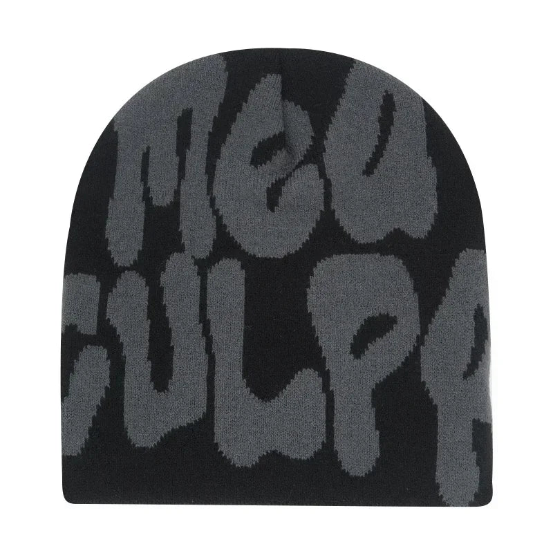 Fashion Letter Beanie Cargo Y2K Cap for Men Women Kanye Beanies Canada Winter Knitted Gorras Hombre Top Keep Warm Hat Outdoor