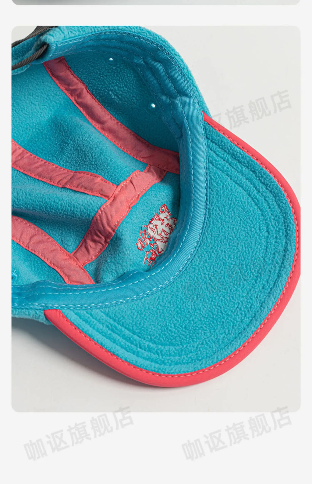 Flat brim niche baseball cap men's and women's retro fleece winter warm versatile cap