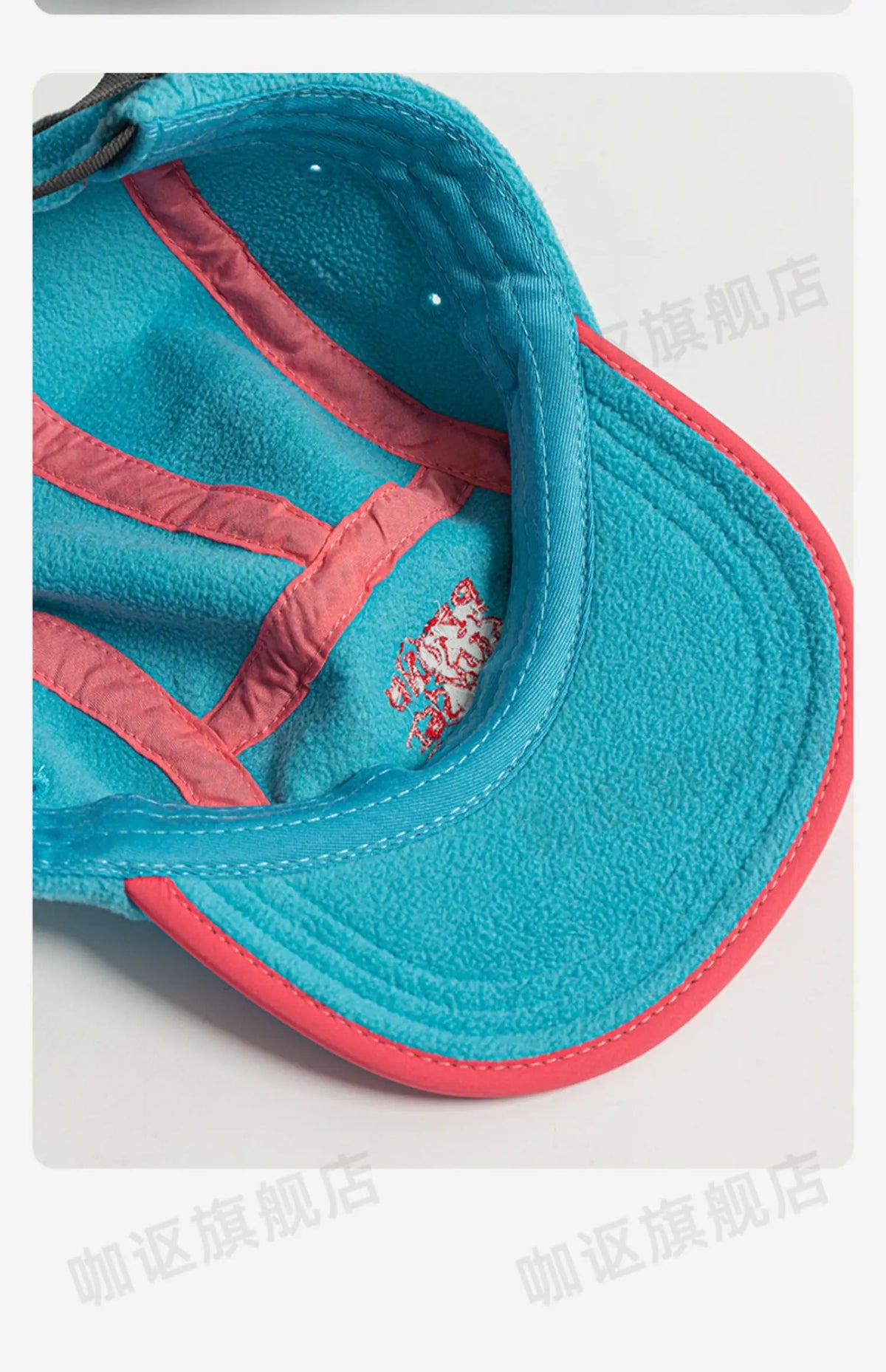 Flat brim niche baseball cap men's and women's retro fleece winter warm versatile cap