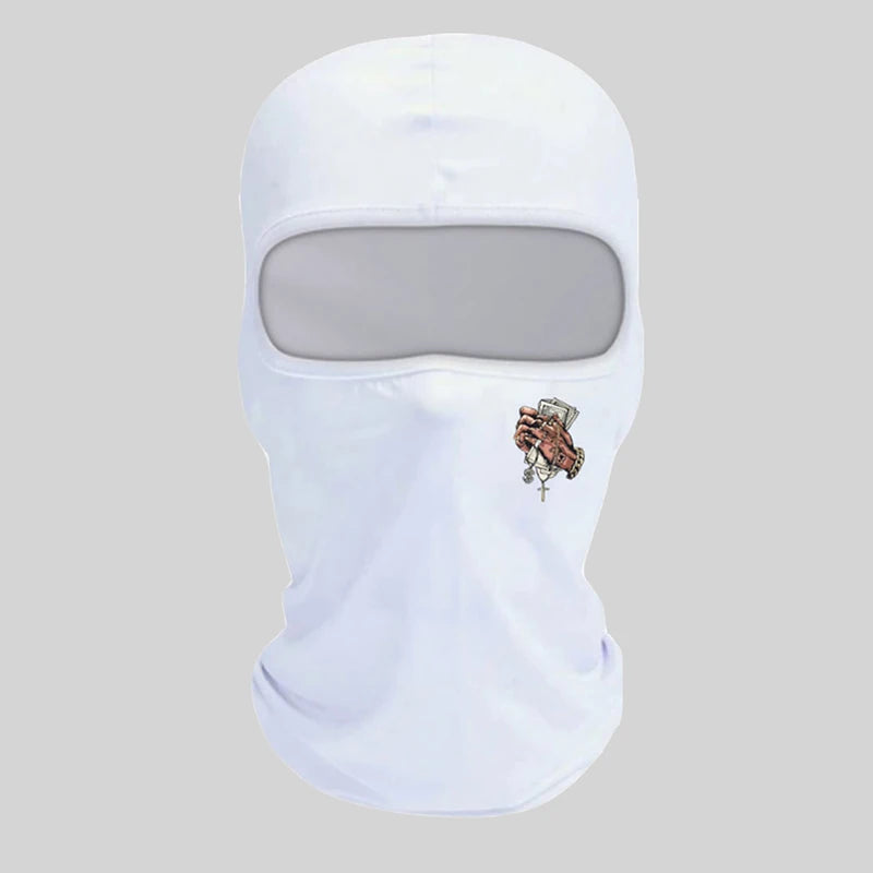 Musion Unisex Fashion Print Face Balaclava Tube Mask Motorcycle Windproof Dustproof Sunscreen Bandana Headband Outdoor Sports
