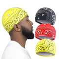 3PCS/LOT New paisley Wave Caps Thick Silky Breathable Dome Elastic Mesh Wig Cap Men Outdoor Wave Caps