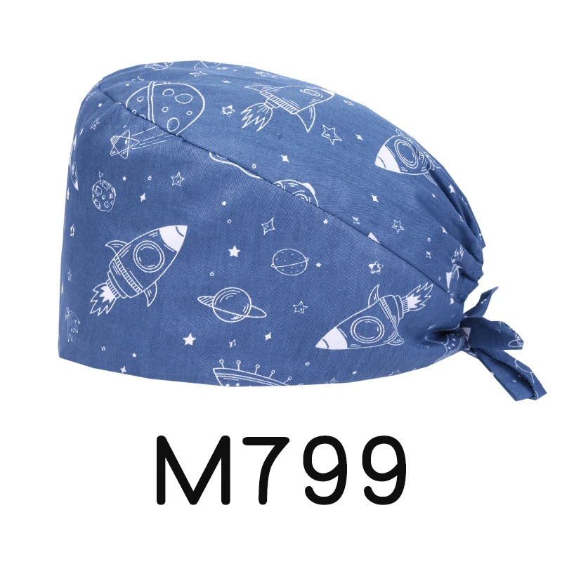 Sky Men's Cap for Doctor Nurses Lab Clinic Medical Scrub Caps Comfortable Soft Dentist Hats M596