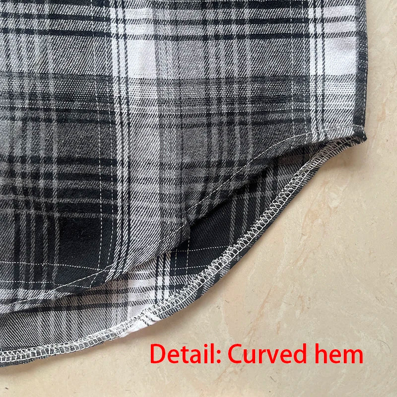 Plaid Shirt Women Autumn Long Sleeve Top Female Vintage Fashion Single Breasted Blouse Ladies Preppy Style Loose Check Shirts