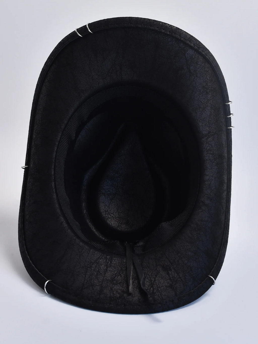 Faux Leather Vintage Western Cowboy Hat For Men Gentleman Jazz Hats Panama Cowgirl Hat Sombrero Hombre