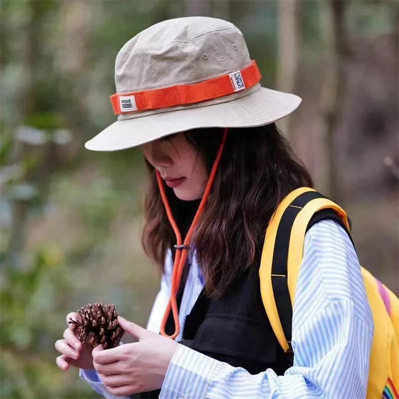 Unisex Summer Sun Hats UV Protection Outdoor Adjustable Visor Bucket Hat for Men Women Hiking Camping Fisherman Hat Panama Caps