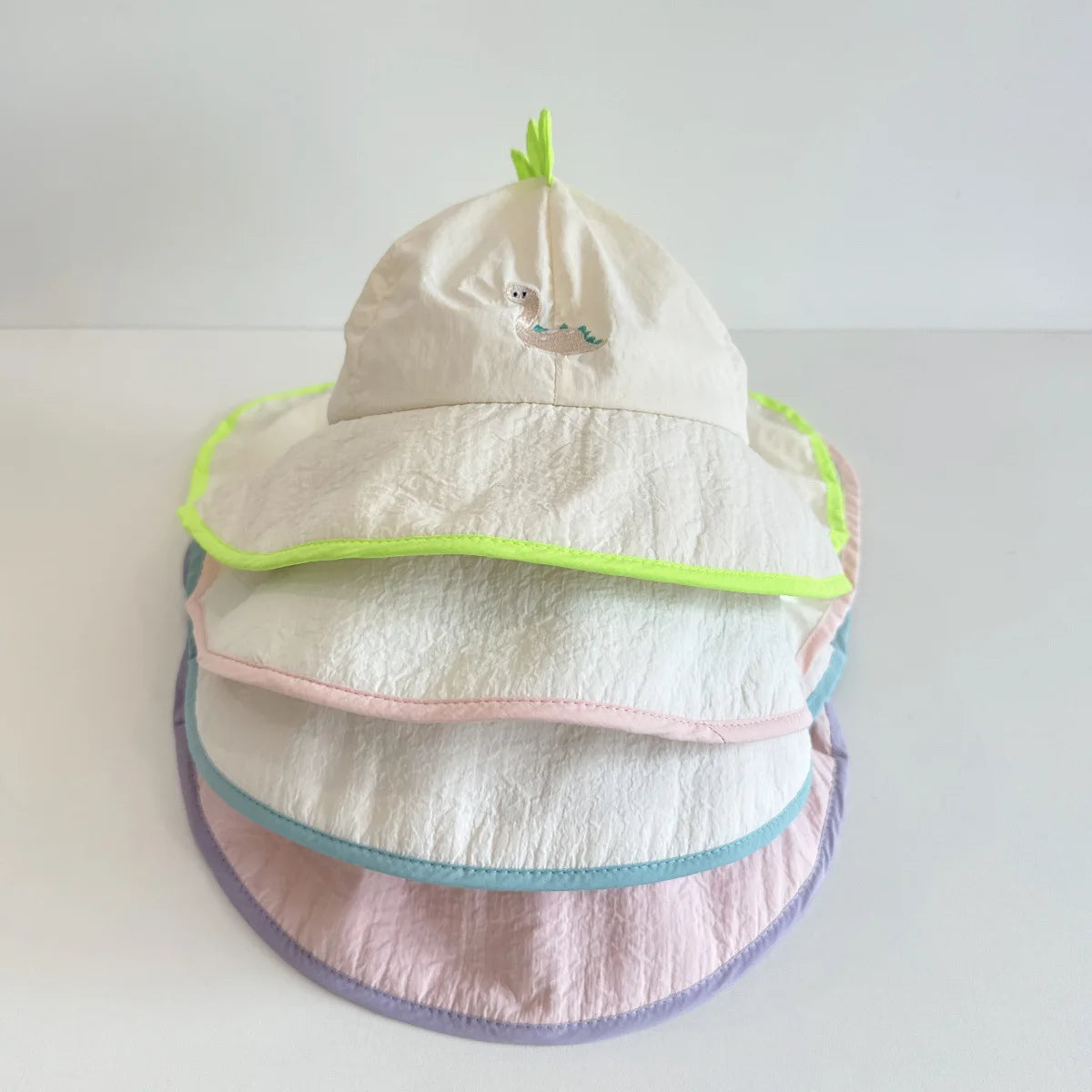 UV Block cap Baby’s summer hats beach accessories Boy Girls Sunshade Large brim Sunshade Shawl Breathable hat for sun protection