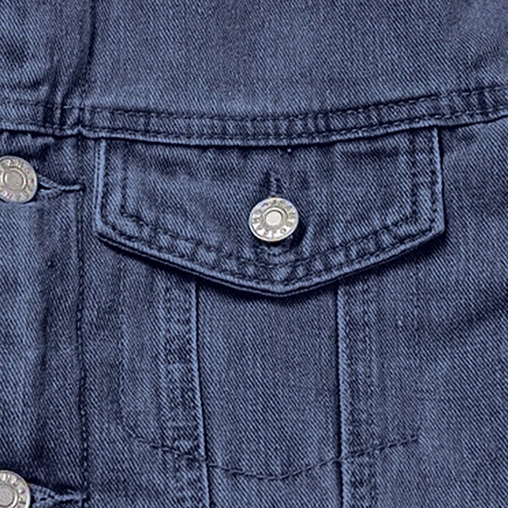 Men's Lined Denim Jacket Trucker Autumn Winter Vintage Fashion Cowboy Coat Plush Warm Outgoing Outwear