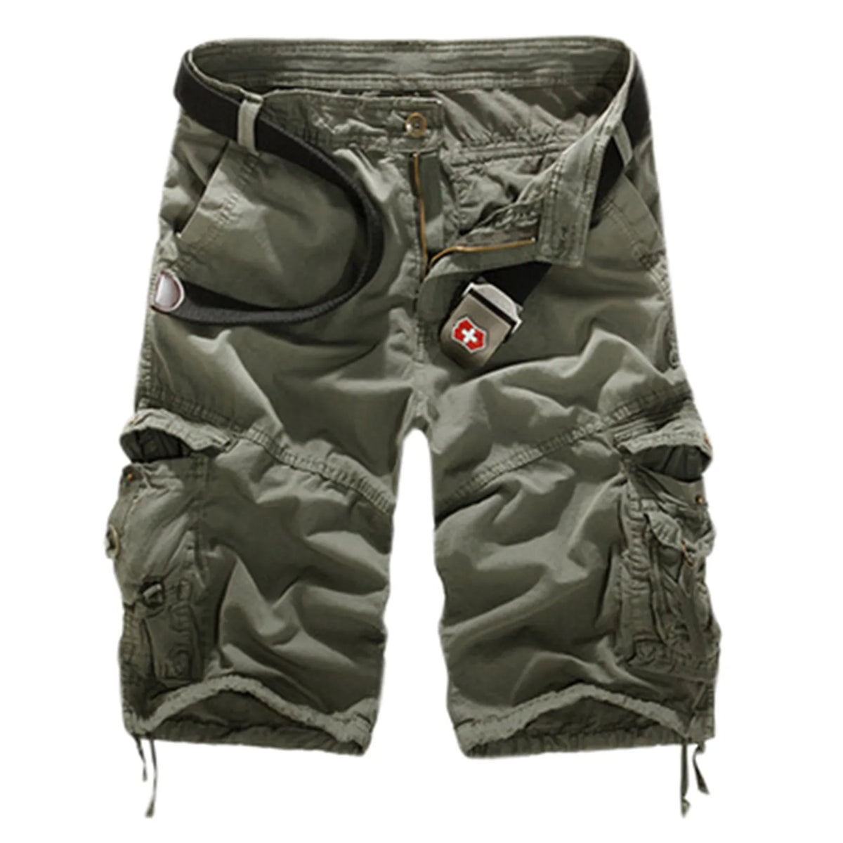 Men'S Denim Shorts With Distressed Details Fashion Sports Cotton Zipper Pocket Camouflage Casual Short Pants For Men Summer