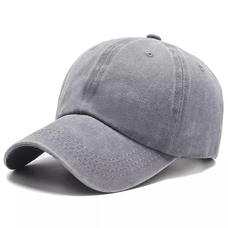 Fashion Sports Hat Cotton Soft Top Visor Caps Casual Outdoor Snapback Hat Cotton Baseball Cap for Men and Women