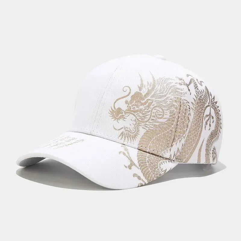 Chinese Style Dragon Pattern Baseball Hat For Men And Women, Versatile National Tide Cap, Hip Hop Hip Hop Skateboarding, Cool