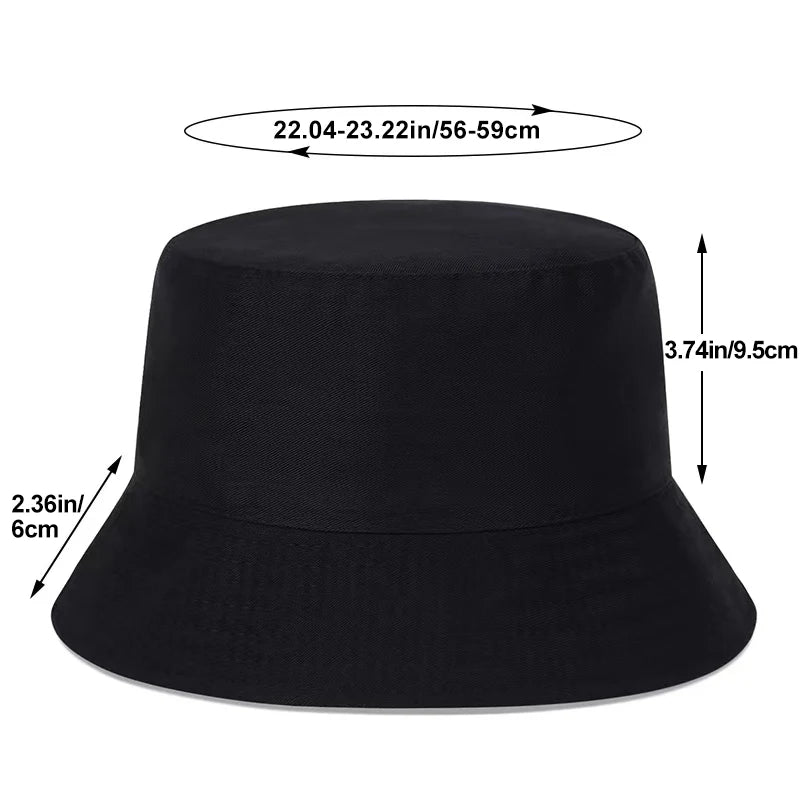 Cute Frog Bucket Hats women Bucket Hat Women Summer Outdoor Sun Fishing Cap Cotton Wild Panama Hats