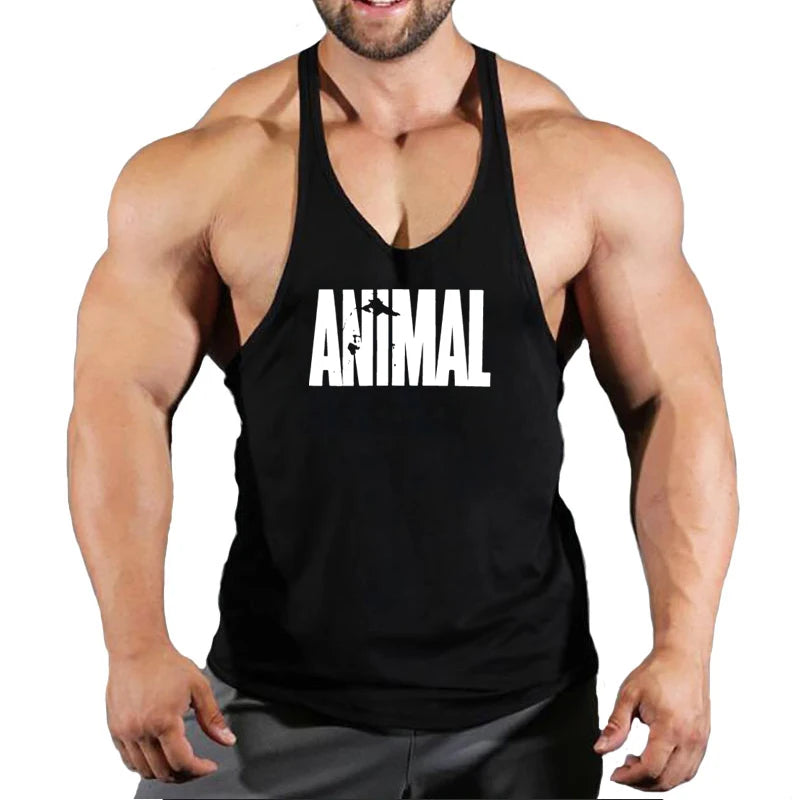 Summer Brand Fitness Tank Top Men Bodybuilding 2022 Gyms Clothing Fitness Men Shirt slim fit Vests pure cotton Singlets Muscle T