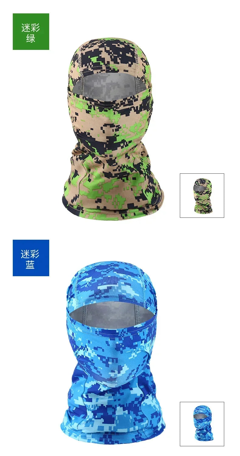 Camouflage Balaclava Full Face Mask Ski Bike Cycling Hunting Head Cover Scarf Blaclava Cap Bandanas Men