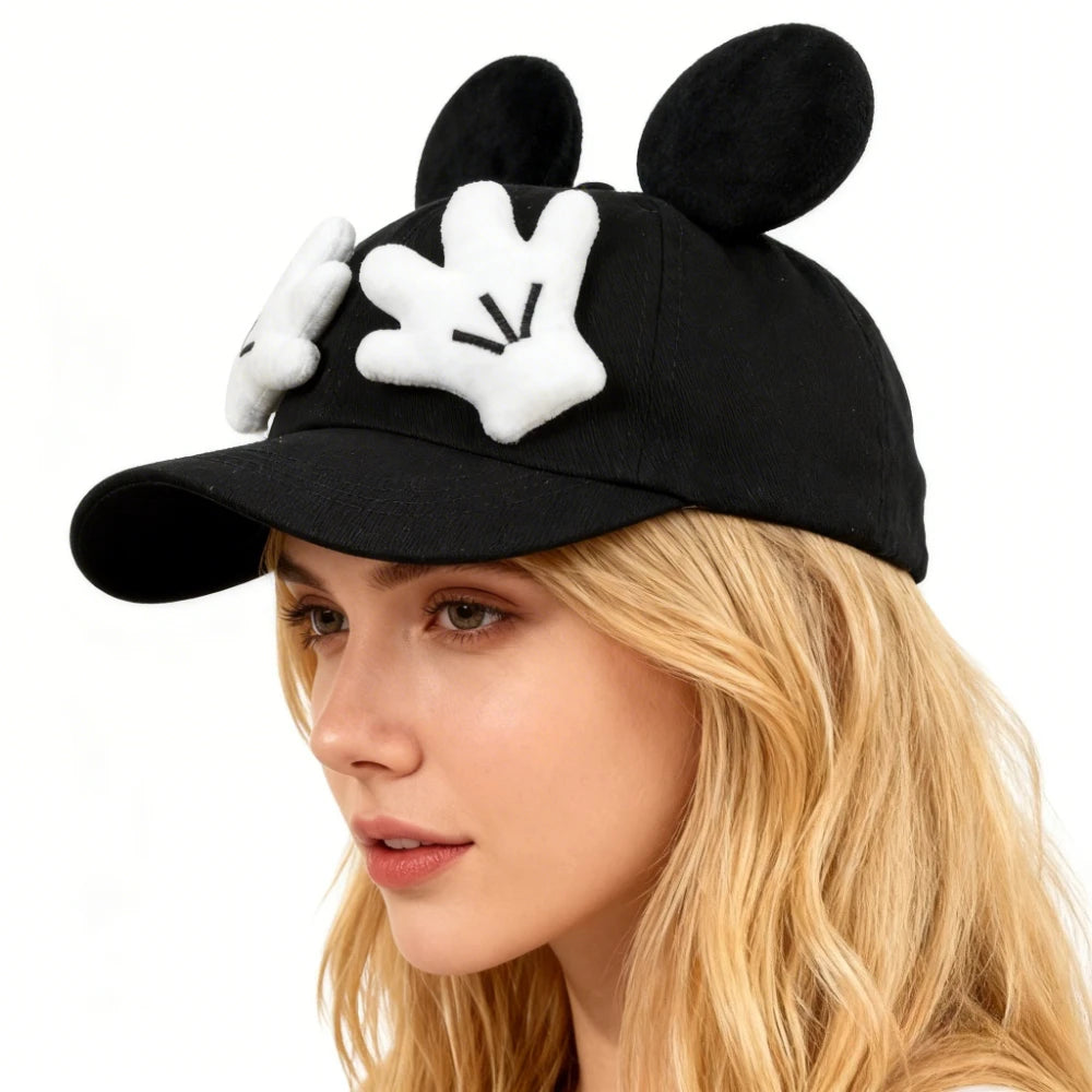 Cute Palm-ear Baseball Cap Unisex Trendy Cartoon-shaped Peaked Caps Sun Protection and Sunshade Baseball Cap for Outdoor Travel