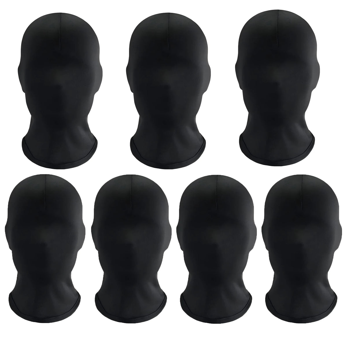 Non Hole Full Face Mask All-round Protection Wind-Protection Balaclava Hat Breathable High Elasticity Headgear for Men and Women