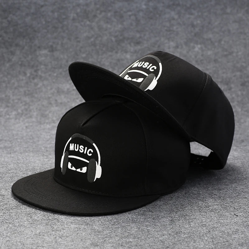 New Fashion Men's Letter Embroidery Tide All-match Flat Brim Baseball Cap Summer Hip-hop Hat Outdoor Shade Adjustable Peaked Cap