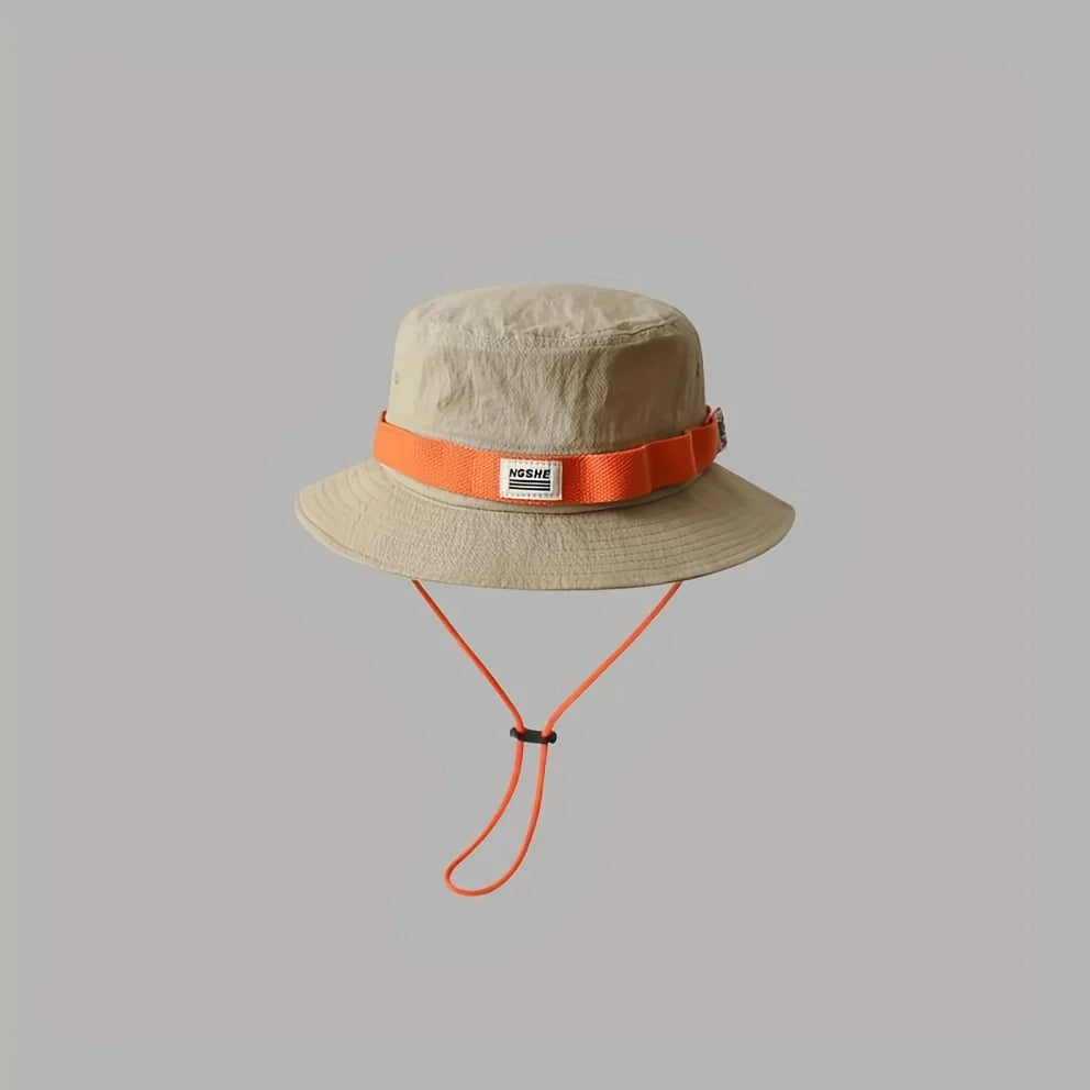 Summer Bucket Hats Sun Protection Wide Brim Travel Cap Outdoor Women Men Vintage Anti-UV Sunshade Fishing Hiking Camping Hat