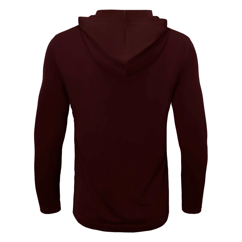 9-Pack Men's Hooded Long Sleeve Shirts - Breathable Comfort Sport Tees Ideal for Daily Exercise Fitness and Training Wear