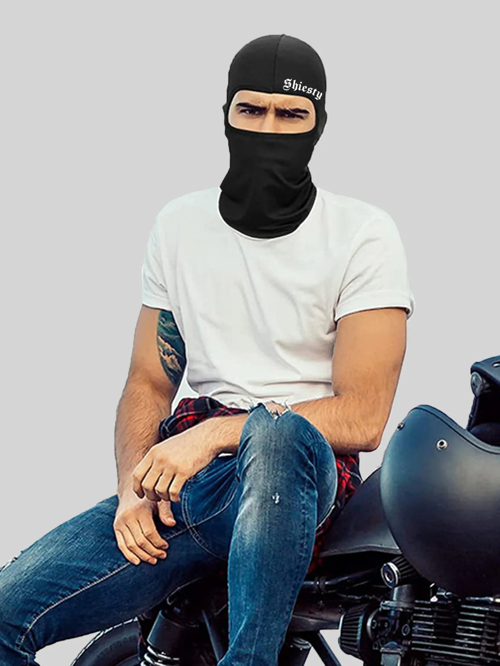 Musion Shiesty Ski Mask Y2K Hip Hop Balaclava Breathable Headwear for Riding and Outdoor Sport