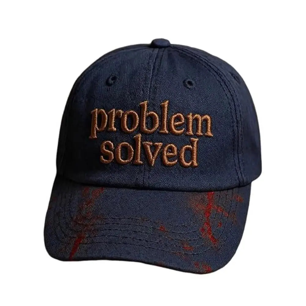 Halloween Theme Embroidery Problem Solved Bloody Hat Horror Baseball Suitable For Halloween Party Cosplay Props Gifts
