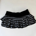 Striped Color-Blocking Sexy Fashion Y2K Street Niche Hot Girl Trendy Versatile Tiered Mini Skirt Women's Clothing Harajuku Retro Style Mini Skirt