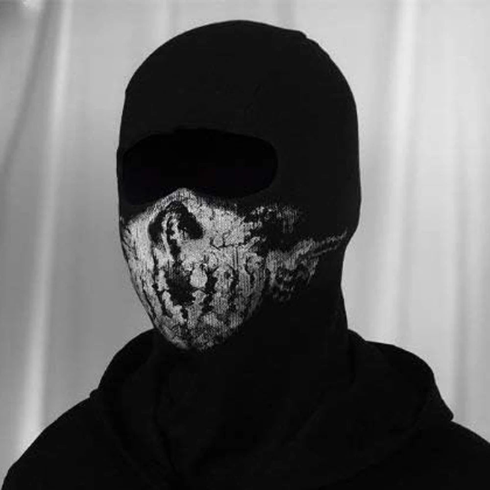 Surprise Mask Skull for Ghost Motorcycle Mask Cotton COD Face Mask Black Keegan P. Russ Character for Genesis 9