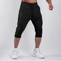 Cropped Shorts Mens Leggings Stretch Sweatwicking Cooling Breathable Summer Athleisure Tracks Pants For Men
