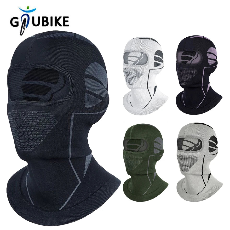 GTUBIKE Unisex Winter Warm Balaclava Hat Elastic Breathable Cycling Full Face Mask Outdoor Skiing Mask Motorcycle Helmet Inner
